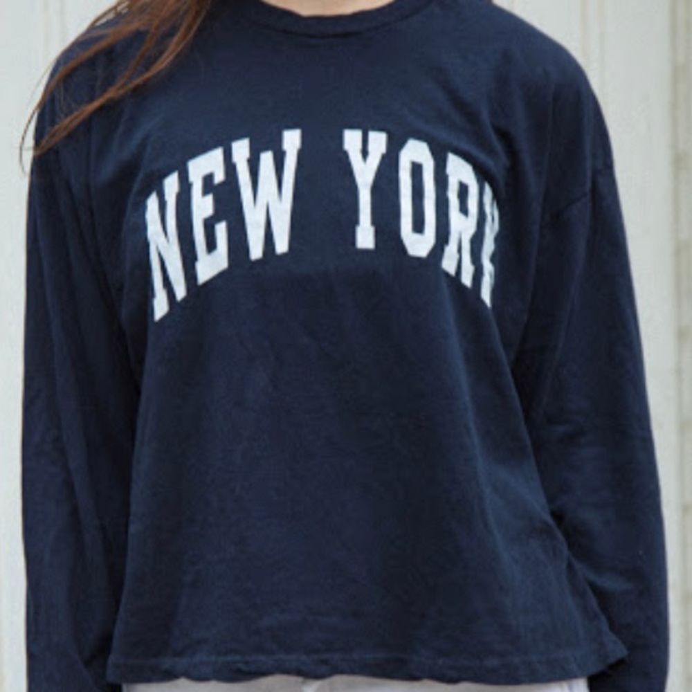 Long Sleeve Brandy Melville New York Shirt